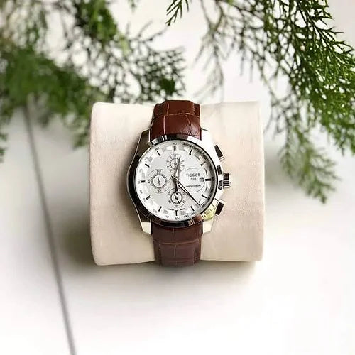 Tissot 1853 Chronograph silver leather Men's Watch